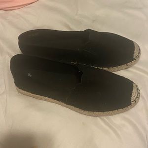 City Chic size 9 extra wide black espadrilles shoes